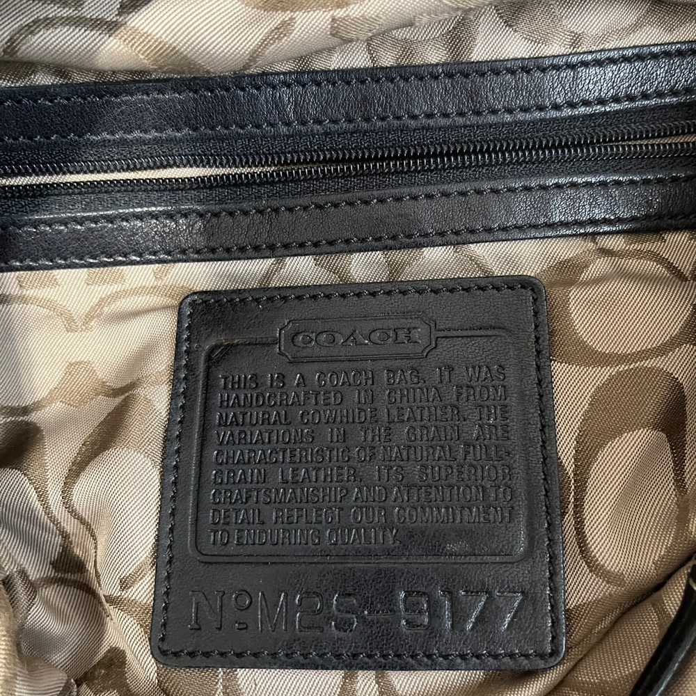 COACH black vintage Y2K shoulder bag 9177 - Picture 6 of 11